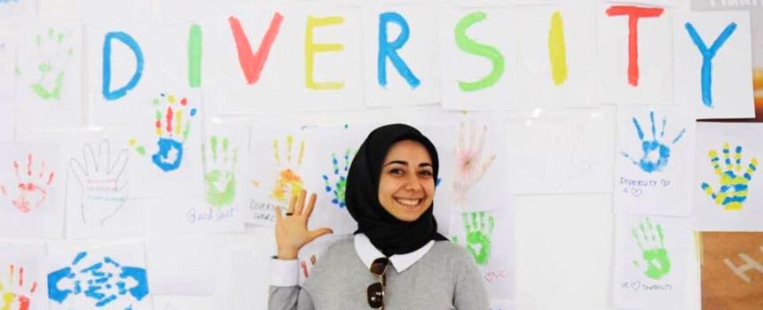 One day of online study for a refugee