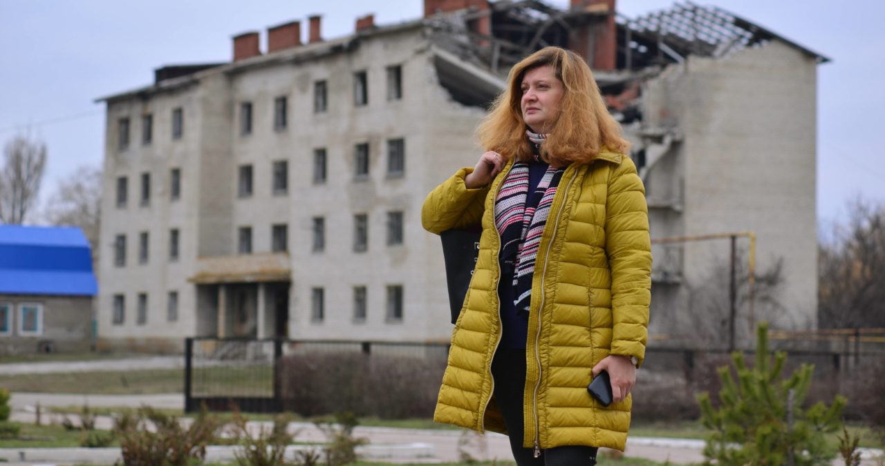 4 Minuten Beratung für eine Frau in Not in der Ukraine