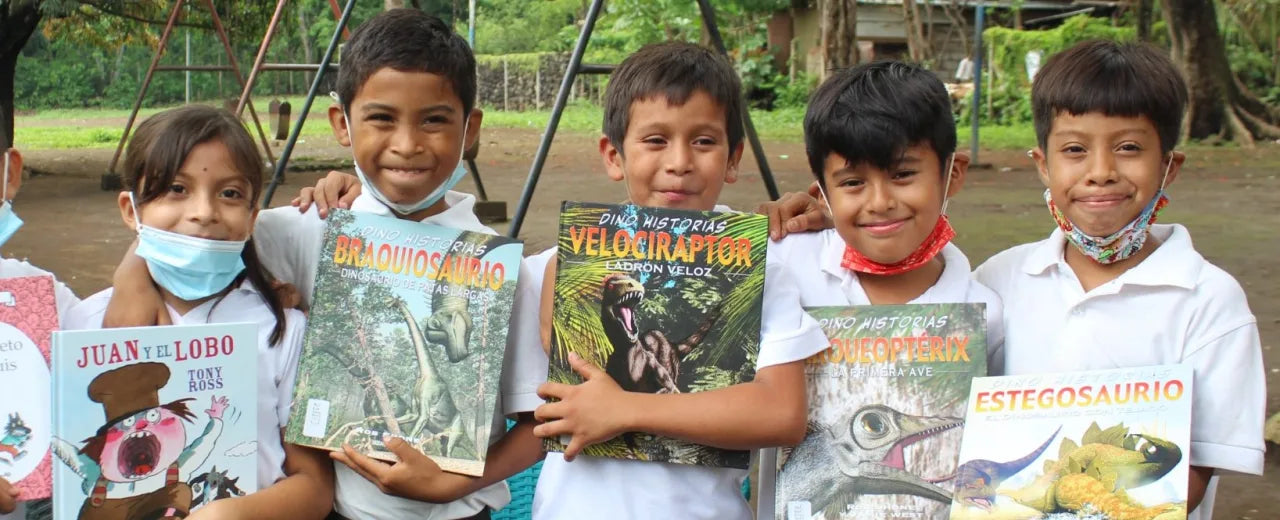 5 Minuten Leseförderung für ein Kind in Nicaragua