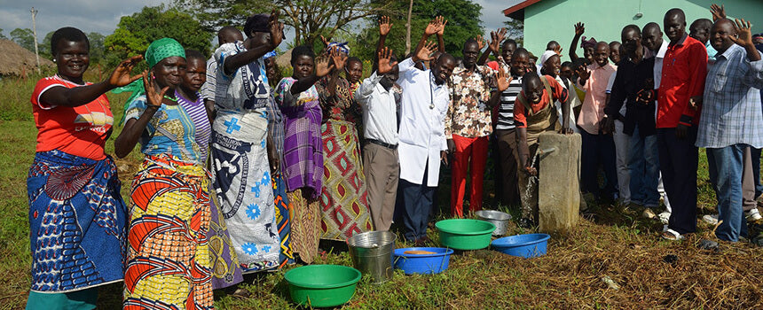 One week of water for a hospital patient in the DR Congo