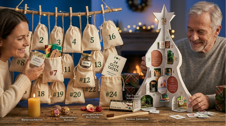 Nachhaltige Geschenke Adventskalender 2025