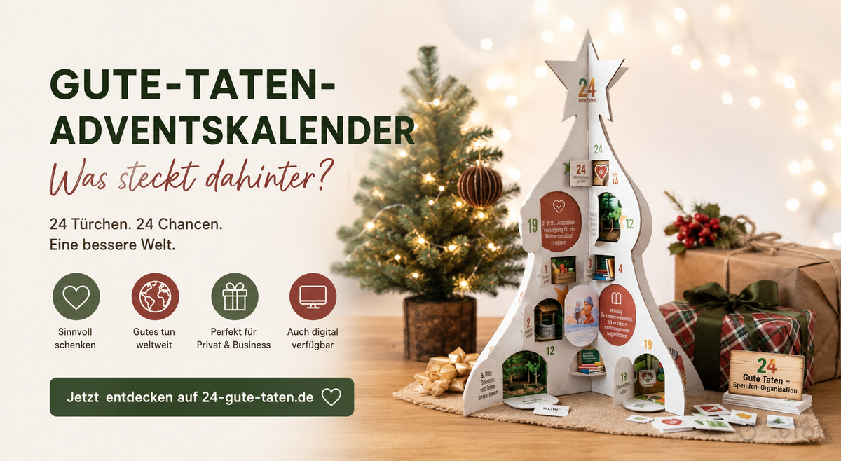 Gute-Taten-Adventskalender: Was steckt dahinter?
