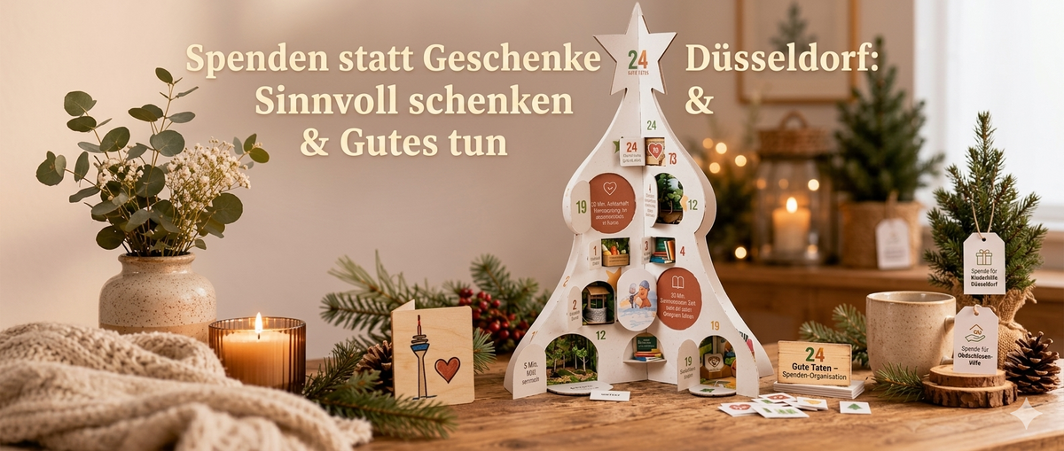 Spenden statt Geschenke in Düsseldorf: Sinnvoll schenken & Gutes tun